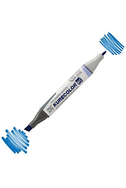 Zig Supertrend Kurecolor Twin S Graphic Drawing Marker Pen 366 Dull Blue