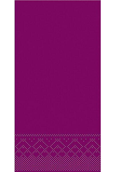 Mank Șervețele de hârtie cu 3 straturi - Aubergine (Mov închis), 40 x 40 cm, ...