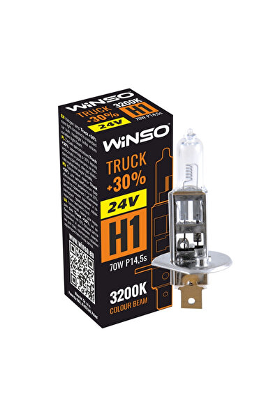 Winso Bec Truck +30% H1 - 24V, 70W P14.5s 3200K Halogen