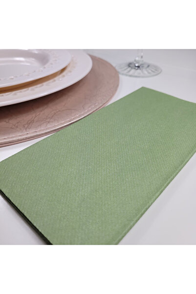 Mank Șervețele Linclass de calitate ultra, verde măsliniu, 40x40 cm, pliate 1...