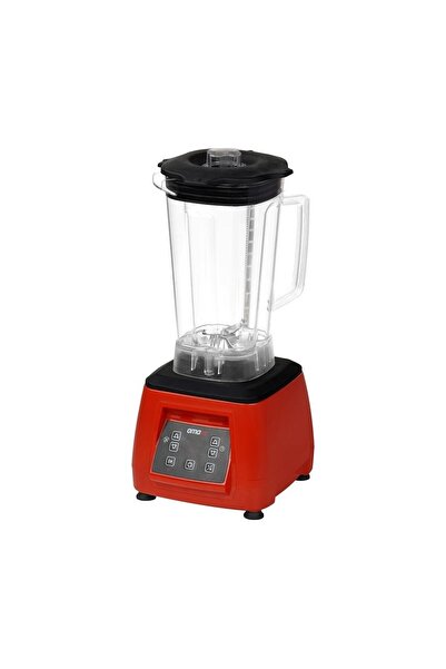 OMAKE Bar Blender 3 Litre Dijital Kapak Sensörlü Kırmızı