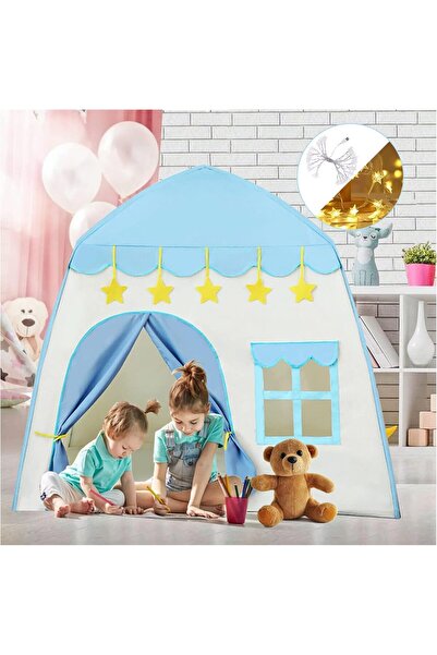 fulina Children's Play Tent Play Tent for Children with Star Lights Children's Tent Princess Castle