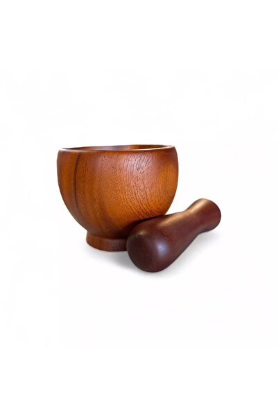 ORIAN Billy Wooden Mortar and Pestle