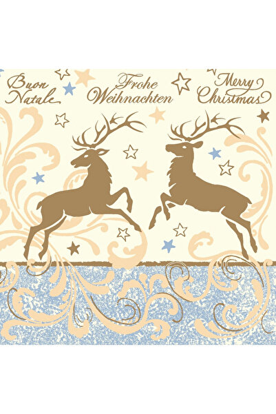 Mank Εορταστικές χαρτοπετσέτες Linclass για Χριστούγεννα/Πρωτοχρονιά, Καλά Χρ...