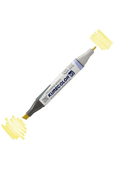 supertrend قلم رسم جرافيك كوريكولور توين إس 100 أصفر فاتح