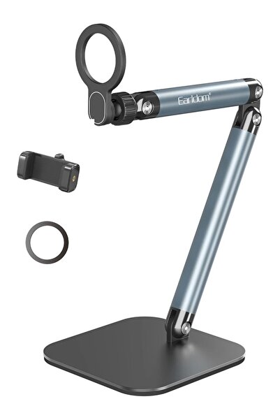 Earldom EH300 2in1 Ayarlanabilir Katlanabilir Masaüstü Manyetik Telefon Tutuc...