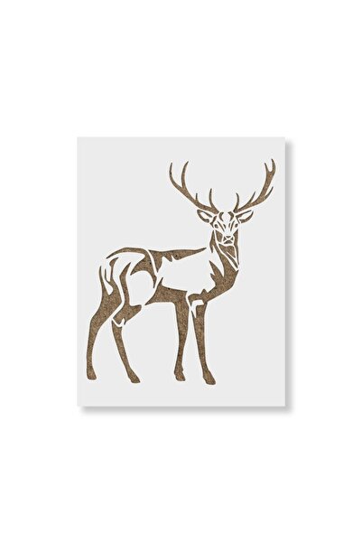 Maxrom Sablon Perete vopsire, tencuiala 0.7mm Căprioară model MXSP7397, 1000 ...