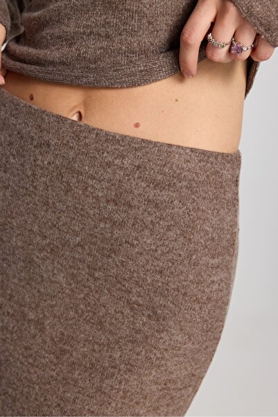 Ulino Long Knitted Soft Skirt