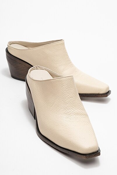 Zeynep Sıradağlı Devina ženske Prava koža zapadne Papuče bež boje