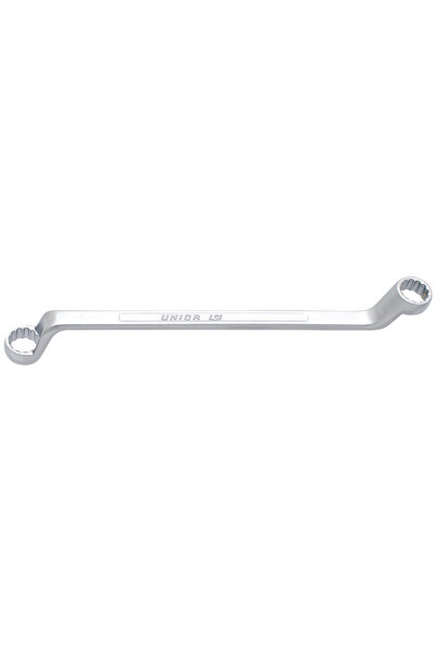 Unior Cheie cotita inelara 600511, dubla, deschidere cheie 6x7 mm, lungime 178 mm, crom vanadiu