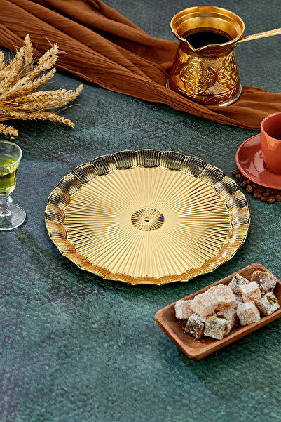 Cooker 25 cm Round Tray – Presentation Tray with Glossy Surface