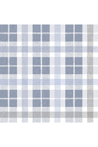 Mank Șervețele festive Linclass - Fred (albastru închis în carouri) / 40 x 40...