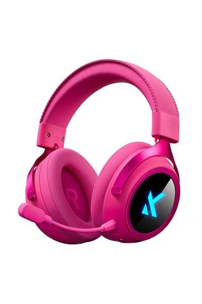 MCHOSE X9 Rose Red 7.1 Surround Kablosuz Gaming Kulaklık (MC-X9-3)