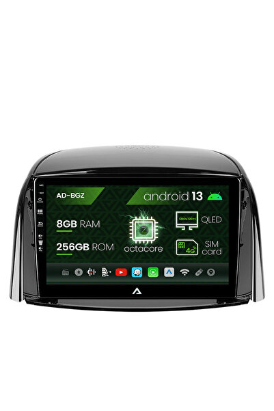AutoDrop Navigatie Renault Koleos (2009-2016), Android 13, Z-Octacore / 8GB R...