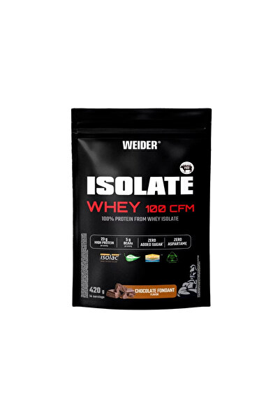 Weider Pudră proteică din zer izolat 100 CFM, fondant de ciocolată, 420g