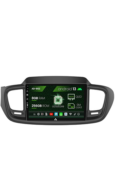 AutoDrop Navigatie Kia Sorento (2014+), Android 13, Z-Octacore / 8GB RAM + 25...