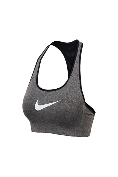 Nike Kadın Sporcu Sütyeni - Gri & Gri-Siyah Sporcu Atlet - Koşu ve Fitness İçin
