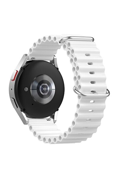 General Store Silicone Watch Strap Compatible with Huawei and Universal Smartwatches, White