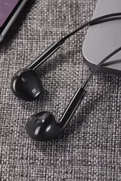 DigikalaX DigikalaX@ Wired Headphones, In-ear, Microphone & Volume Control, Type-C Jack, Black