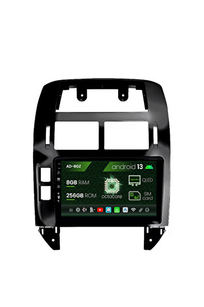AutoDrop Navigatie Volkswagen Polo (2004-2011), Android 13, Z-Octacore / 8GB RAM + 256GB ROM, 9 Inch