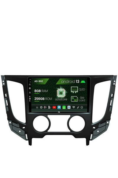 AutoDrop Navigatie Mitsubishi L200 (2014-2020), Android 13, Z-Octacore / 8GB ...