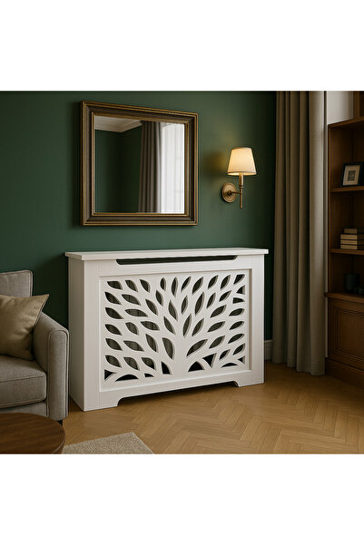 MLC WOOD MOB Masca calorifer din lemn, alb, 75x80X18 cm, grosime 18 mm, MLC628
