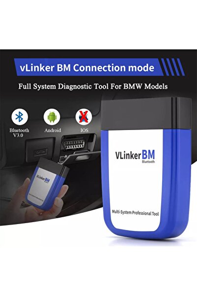 Vgate vLinker BM OBD2 Bluetooth Code Reader, OBDII Scan Tool for Android & Windows (Not iOS)
