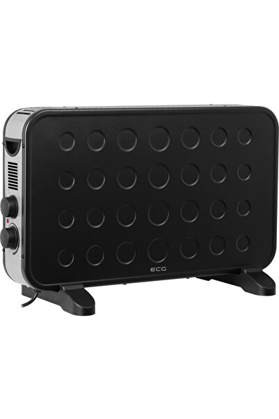 ECG Convector electric de podea TK 2070 Negru, 2000W, 2 niveluri de putere