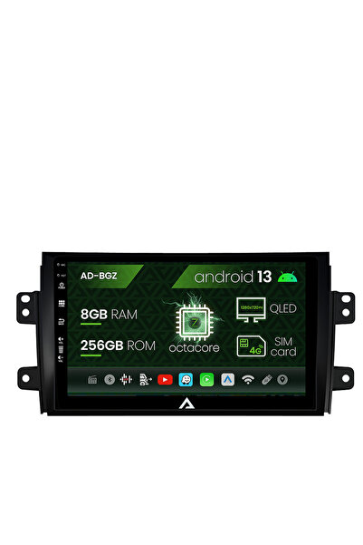 AutoDrop Navigatie Suzuki SX4 / Fiat Sedici, Android 13, Z-Octacore / 8GB RAM...