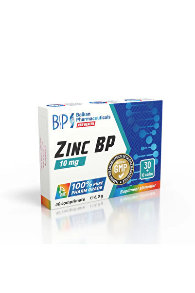 Balkan Pharmaceuticals Supliment de zinc, Balkan Pharmaceuticals, 40 de comprimate