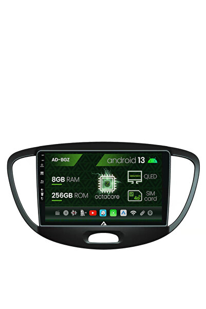 AutoDrop Navigatie Hyundai I10 (2007-2013), Android 13, Z-Octacore / 8GB RAM ...