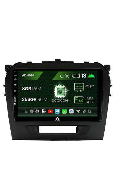 AutoDrop Suzuki Vitara (2015+), Android 13, Z-Octacore / 8GB RAM + 256GB ROM,...