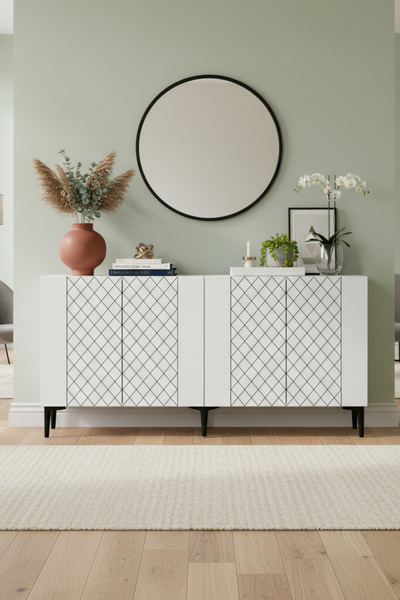 CENEYRA KA1512B RESSO KONSOL, TV SEHPASI BEYAZ 150cm