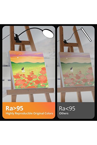 Generic iFalarila Reading Light with Remote, LED Desk Lamp Clip on [1H Timer & Nightlight] RA>95 Dimmable Fl