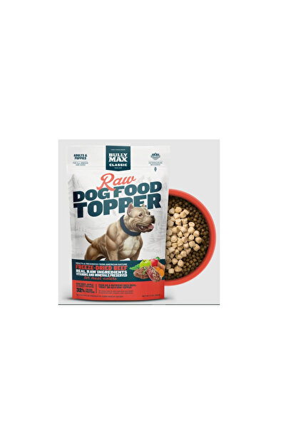 bully max بولي ماكس راو توبر - نمو العضلات - لحم بقري وخضروات - 425 جرام