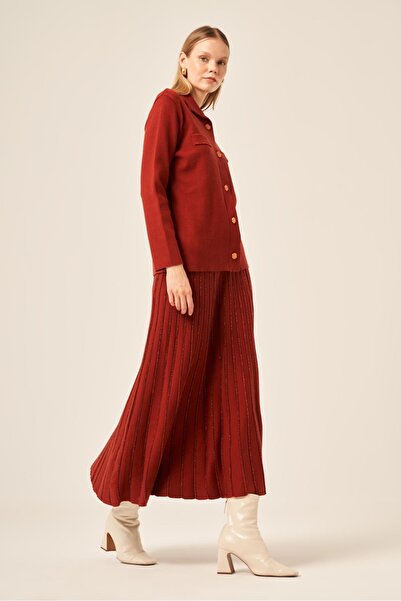 FTZ WOMEN طقم نسائي مكون من قطعتين بتفاصيل لامعة كود 20899