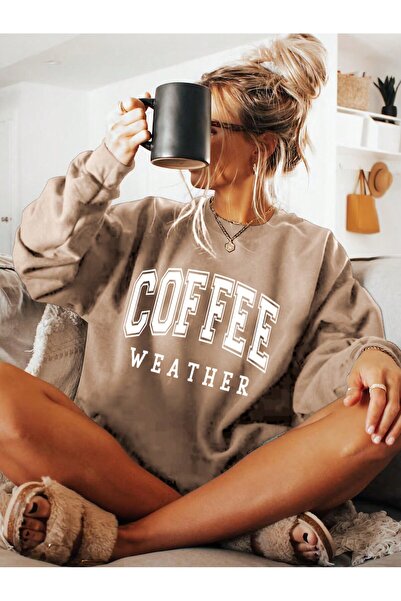 By Layina BÜYÜK BEDEN BISIKLET YAKA SWEATSHIRT