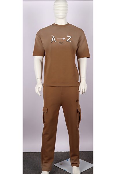 Red Planet Men’s Two-Tone Long Pants Set