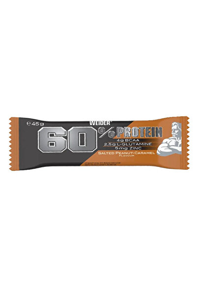 Weider Baton proteic, WEIDER, 60% proteine, 45g, arahide-caramel