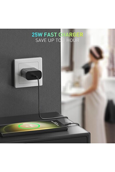 Generic Fast Charger 25W USB C Wall Charger C to C Cable, Fast Charger Type C, USB C Plug, Fast Charging