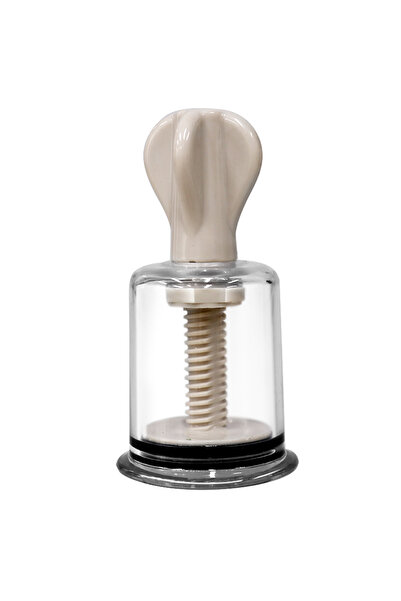 Choice1 L Size Cupping Device Vacuum Cupping Set Suction Cups Massage Physiotherapy Jars Manual Rotating Cup