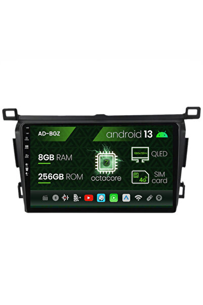 AutoDrop Navigatie Toyota RAV4 (2013-2018), Android 13, Z-Octacore / 8GB RAM ...