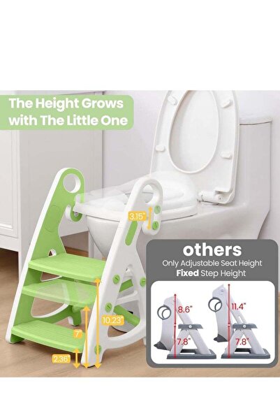 Arabest 2 In 1 Foldable Kids Potty Training Toilet Seat Splash Guard And Anti...