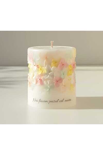 BALMER Wedding godmother request gift with funny message, scented candle, decoration made of natural cryogenic flowers