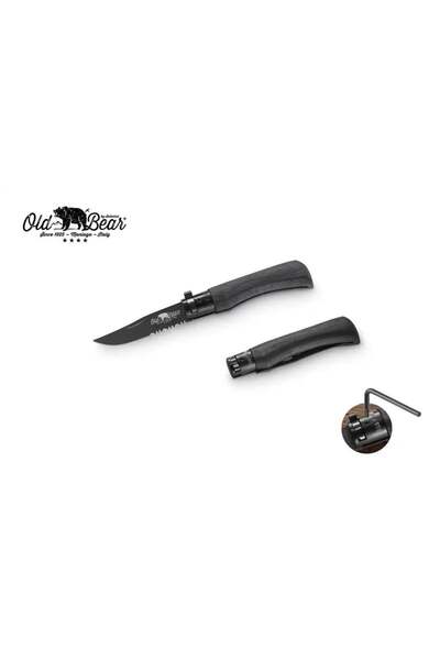 Old Bear Antonini 7cm Siyah Saplı Combo Çakı