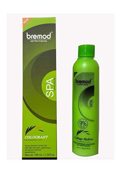 BREMOD مجموعة صبغة الشعر بريمود 10.13 أشقر رمادي مع مُظهِر