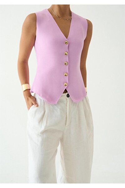 MU&ME BOUTİQUE سترة تريكو بخمسة أزرار