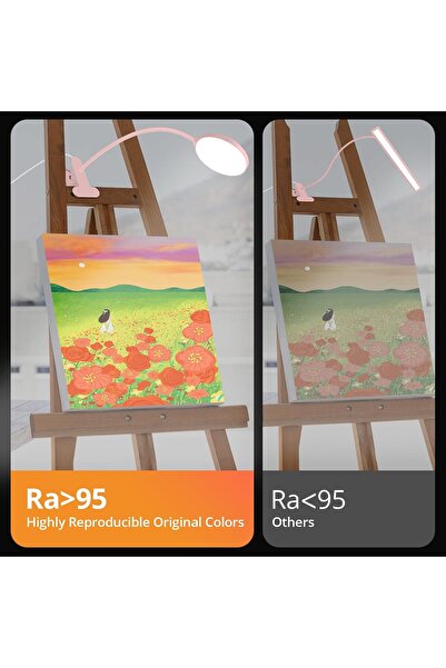 Generic iFalarila Reading Light with Remote, LED Desk Lamp Clip on [1H Timer & Nightlight] RA>95 Dimmable Fl