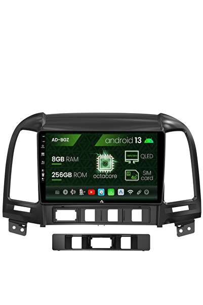 AutoDrop Navigatie Hyundai Santa Fe (2006-2012), Android 13, Z-Octacore / 8GB...