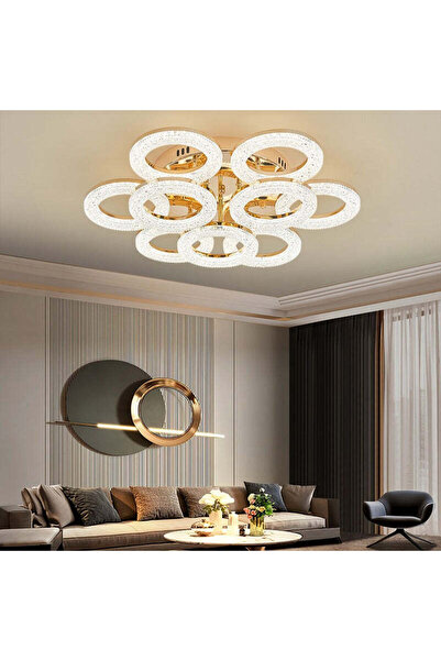 RFAN Candelabru LED, Model J300/6+3, Cu Telecomandă, 3 Tipuri de Lumină, 180W...